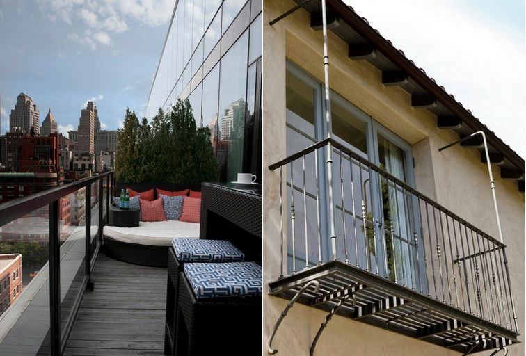 balcony and verandah